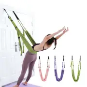 Fitness Back Bend Aerial Yoga Stretch Strap Hammock Door Mount Inversion