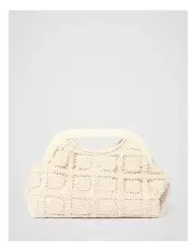 [Forever New] Macy Macrame Clutch in Cream