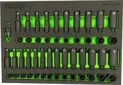 49 Piece 1/4" Drive Impact Socket Set VIM TOOLS IMPACT449
