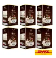 6X LIVNEST Instant Coffee Mixed Plus Cordyceps Lingzhi Sugar Free [6X10 Sachets]
