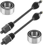 Front Left or Right CV Axle & Wheel Bearing Kit for Polaris RZR XP Turbo/XP 1000 Highlifter/XP 1000 Trails & Rocks 2017 2018 2019 2020, 2 CV Axles and 2 Wheel Bearings