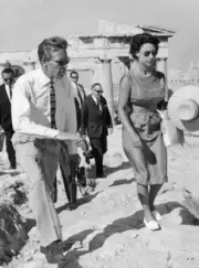 Princess Margaret & husband Lord Snowdon a holiday visit to Acr- 1963 Old Photo