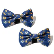 2x NRL Parramatta Eels Pet Bowtie Dog Necktie Ribbon Collar Accessory One Size