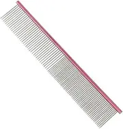 Comb For Dogs, Metal Dog Comb Cat Comb For Removing and Knots Dog Combs with Rounded Ends Dog Combs For Grooming Matting Grooming Tool For Long Short Haired Dog (rose89, One Size)