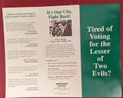 George Marlin for NYC Mayor 1993 Conservative & Right To Life Candidate Campaign
