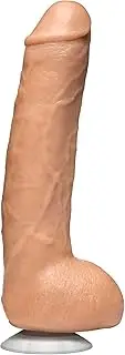 Doc Johnson Signature Series - The Legendary John Holmes - 12 Inch Realistic FIRMSKYN Dildo with Removeable Vac-U-Lock Suction Cup - F-Machine & Harness Compatible - for Adults Only, Vanilla