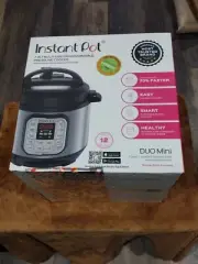 Instant Pot Duo Mini 7-in-1 Cooker, 3 Quart, Stainless Steel, Free Recipe