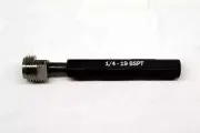 NEW 1/4 19 BSPT PIPE THREAD PLUG GAGE .25 .250 .2500 BRITISH TAPER B.S.P.T.