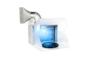 Dynamic Power Air Brush Spray Booth Portable Exhaust Fan With Led Paint Sprayers