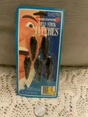 Vintage Gag Gift - Creepy Creatures Self-Stick Leeches, 1989 - Rare!