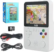 Retro Handheld Gaming Console with 64G TF Card ,Preloaded 15000+ Games, Portable Video Game Console Supported 10 Emulators 3.5-inch IPS Screen (White)
