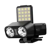Ultra Bright LED Clip Head Torch Cap Light Rechargeable Sensor Headlamp Waterproof Head Torch Flashlight Fishing Camping