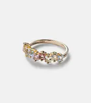 [Suzanne Kalan] Suzanne Kalan Pastel Rainbow 14kt gold ring with gemstones M gold