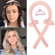 Heatless Curling Rod Headband No Heat Silk Curls Ribbon