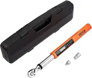 VEVOR Digital Torque Wrench, 3/8" Drive Electronic Torque Wrench, Torque Wrench Kit 3.7-37ft.lb/5-50n.m Torque Range Accurate to ±2%, 3-Mode Adjustable Torque Wrench Set with LED Buzzer Calibration