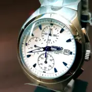 SEIKO Wired AGAV118 15th Anniversary Chronograph Quartz Ivory Dial Rare