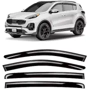 CLIM ART Incredibly Durable Rain Guards for Kia Sportage 2017-2022, Original ...