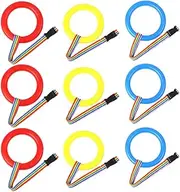 9pcs Children Safety Walking Rope Kindergarten Rope Line Adjustable Walking Rope for Kids up to 12, Ring Short Walking Rope Children Safety Walking Rope Nursery Daycare Walking Rope