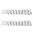 2pcs Miniature Fence Pickets Picket Fence Moss Framing Ornaments