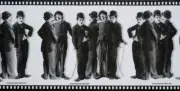 Charlie Chaplin Black & White Silent Movie Film Strip Wallpaper Border Theater