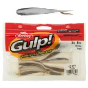 Berkley Gulp Minnow Micro Soft Bait 8cm Smelt Qty 12