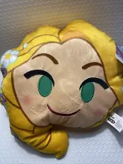 Tangled Princess Emoji Pillow Rapunzel Doll Head Decorative Disney