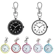 2023 Pocket Watches Nurse Pocket Watch Keychain Fob Clock with Battery Doctor Medical Vintage Watch