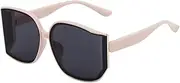 [TYUVIVO] Fashion Wrap Sunglasses Women Vintage Versatile Trending Model Gradients Lens Frame Luxury Beach Style Sunglasses UV400