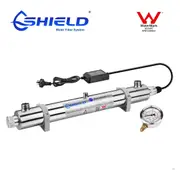 30LPM Ultraviolet Sterilizer Stainless Whole House Water Filter System UV-25W