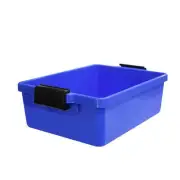 Stashaway Bin and Lid 15L Blue | 342BELP051B