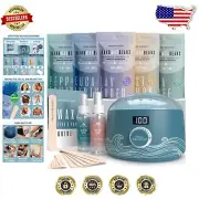 Easy-to-Use Waxing Kit with Digital Warmer - Perfect for Home Brazilian Waxing
