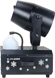 SCAUA Freely Adjustable Snowflake Size Snow Maker Machine 180° Swing Snowflake Machine for Stage Effect, Outdoor and Indoor Stage DJ Party, Christmas, Wedding