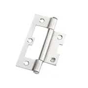 Lane 75mm Zinc Plated Loose Pin Non-Mortise Hinge - 20 Pack