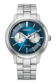 Citizen Eco-Drive Stainless Steel Blue Dial Watch BU4030-91L
