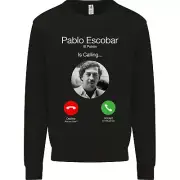 Pablo Escobar El Patron Is Calling Mens Sweatshirt Jumper