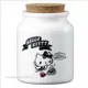 asdfkitty可愛家☆KITTY白色蛋糕 鈉鈣玻璃置物罐-300ML-可裝茶葉.糖.飾品.文具...等-日本製