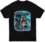 Mens Womens Tshirt Snoop Cotton Dogg Unisex Vintage Tee 90s Costume Bootleg Shirt Apparel for Family Graphic Gift Cool Multicolor XL