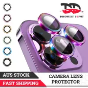 For iPhone 15 14 13 Pro Max Plus Camera Lens Ring Glass Protector