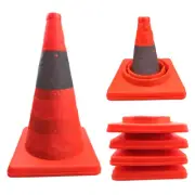 Annurssy 4-Piece 15.5-Inch Collapsible Safety Traffic Cones Multi-Purpose Pop-Up