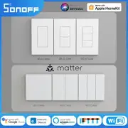 Sonoff M5 120W 86W 80W Matter Wifi Smart Wall Switch Remote Control via eWelink