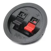 Round Flush Sub Speaker Box Terminals Wire Binding Post Push Springs Subwoofer