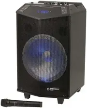 DIGITECH Rechargeable 12inch PA Speaker Trolley Handle Wireless Microphone
