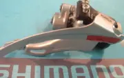 Shimano Deore LX Bk/Sil 31.8MM M570 NEW/NOS MTB Front Derailleur-TP/TS-8/9-Spd