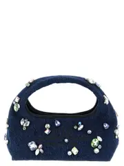 [Marc Jacobs] Marc Jacobs-The Gem Denim Mini Sack Borse A Mano Blu-Donna OS
