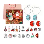 Catzon 24 Days Countdown Christmas Advent Calendar with 2 sets DIY Bracelets