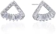MAYJAI Simple Zircon Triangle Earrings Earrings Earrings and Earstuds for Women
