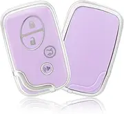 OFFCURVE for Lexus Key Fob Cover Special Key Fob Case Holder for Lexus ES350 GS300 GS430 GS450h GS460 IS F IS250 IS350 LS460 LX570 RX350 Car Accessories Smart Keyless Remote Key Protector, Purple