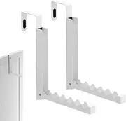Over the Door Drying Rack, Over the Door Drying Rack, 2 Bathroom Towel Racks Over Vista Door, Heavy Duty Coat Rack with 6 Gloves, Clothes Hanger for Robes