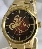 CITIZEN Disney No Battery Needed Exhibit Eco-Drive Mickey Unisex Watch Limited