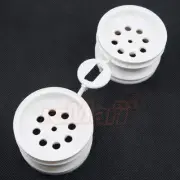 Tamiya 1/10 Wild One Rear Wheel 2pcs White RC Car Buggy Off Road #19335014